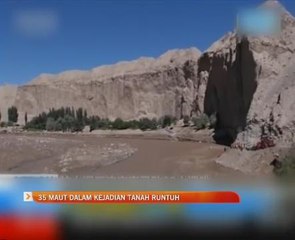 35 maut dalam kejadian tanah runtuh