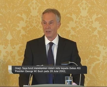Tony Blair pertahan keputusan sertai perang Iraq