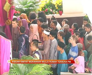 Ribuan rakyat meriahkan majlis rumah terbuka PM