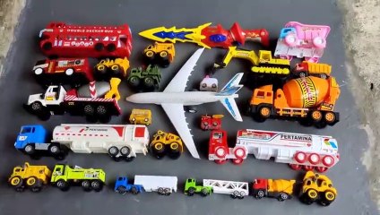 Air plane double Decker bus hammer excavator bulldozer mixer truck truk molen truk pasir truk Part 10