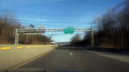 Interstate 81 South between Exits 194 and 188 near Scranton Pennsylvania