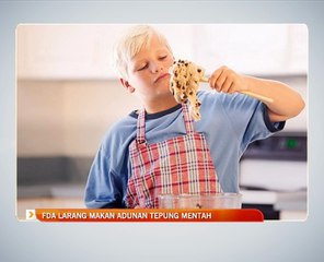 FDA larang makan adunan tepung mentah
