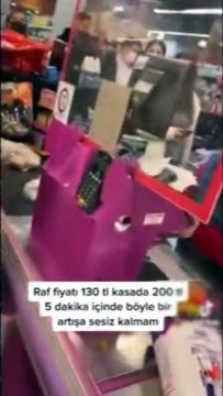 Marketlerin zam oyunu böyle ifşa oldu! Etikette başka kasada başka