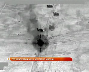 700 kenderaan milik militan Daish musnah