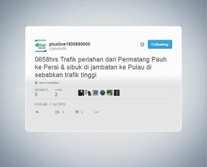 Lebuhraya mulai sesak dengan kenderaan