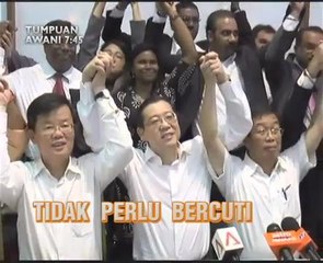 Download Video: Tumpuan AWANI 7:45: Guan Eng tidak perlu bercuti & berhati-hati balik kampung