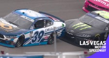 Ryan Sieg unhappy with Ty Gibbs at Las Vegas