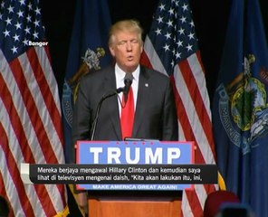 Donald Trump dakwa hillary Clinton gagal tangani DAISH