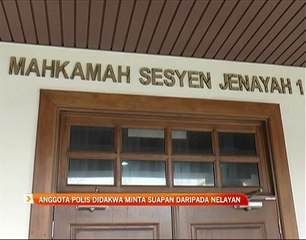 Anggota polis didakwa minta suapan daripada nelayan