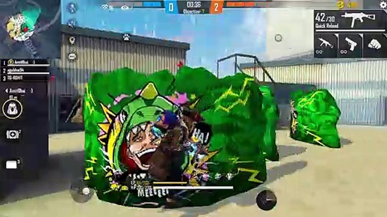 Ajjubhai and Amitbhai Vs 6 Red Criminal Best Clash Squad Gameplay Part 3 - Garena Free Fire