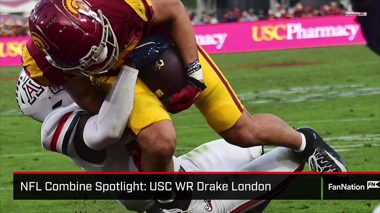 NFL Combine Spotlight USC WR Drake London video Dailymotion