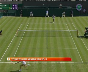 Venus William menang kali ke-17