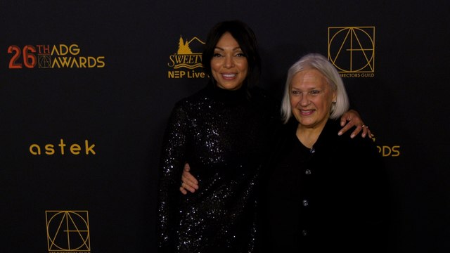 Tamara Taylor, Donna Cline 26th Annual ADG Awards Red Carpet Fashion