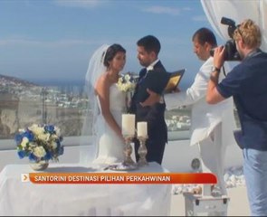 Santorini destinasi pilihan perkahwinan