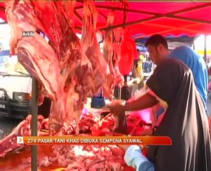 274 pasar tani khas dibuka sempena Syawal