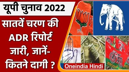 UP Election 2022: सातवें चरण की ADR Report जारी, जानें- कितने उम्मीदवार दागी? | वनइंडिया हिंदी