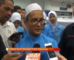 Puding telur tercemar punca keracunan