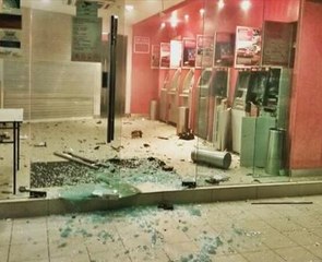 Mesin ATM diletupkan penjenayah bertopeng