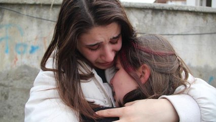 Harkov'da mahsur kalan Merve ailesine kavuştu