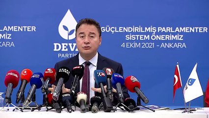 DEVA PARTİSİ:GÜÇLENDİRİLMİŞ PARLAMENTER SİSTEM ÖNERİMİZİ AÇIKLIYORUZ