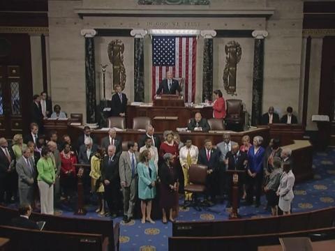 US House Democrats stage sit-in to demand action on guns