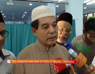 Kes jangkitan bakteria Difteria di Melaka, terpencil