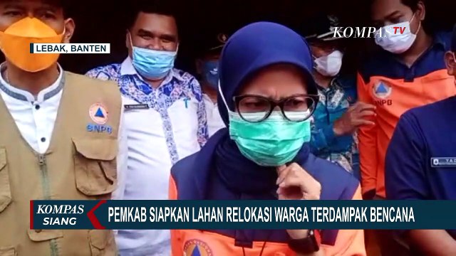 Bupati Lebak Datangi Lokasi Pengungsian Bencana Tanah Bergerak di Kampung Cihuni