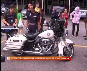 Eksekutif jualan cuba menyamar anggota polis ditahan