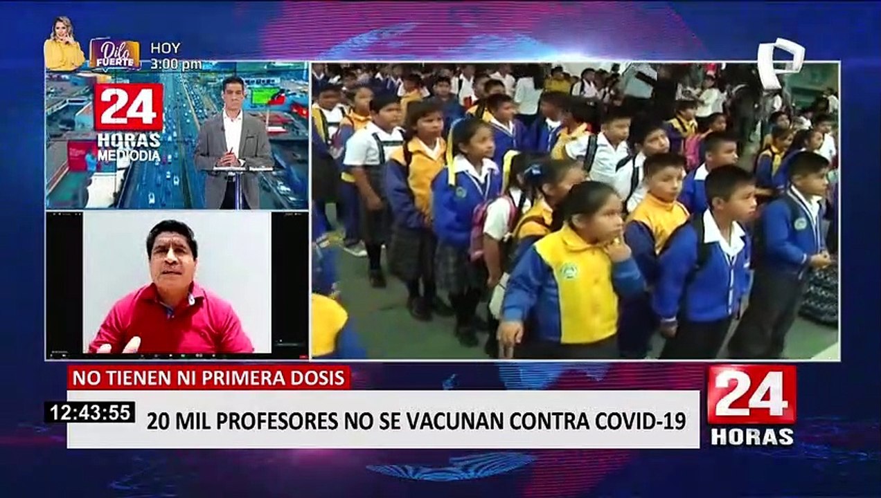 Colegio de Profesores: docentes no vacunados po...