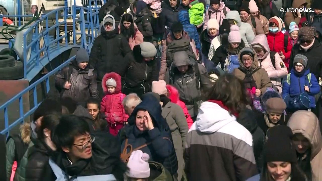 Insgesamt womöglich 10 Millionen? Immer Menschen fliehen vor dem Krieg in der Ukraine