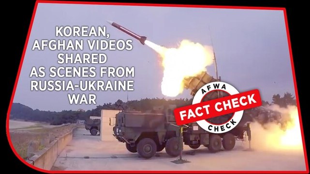Fact Check Video: Korean, Afghan videos shared as scenes from Russia-Ukraine war