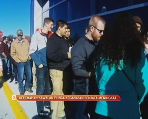 Kelemahan kawalan senjata punca keganasan senjata meningkat