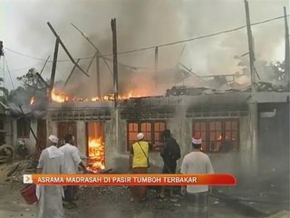 Asrama Madrasah di Pasir Tumboh terbakar