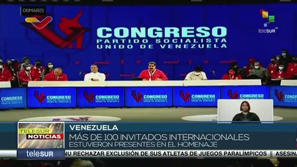 Quinto congreso del PSUV rindió homenaje a Hugo Chávez