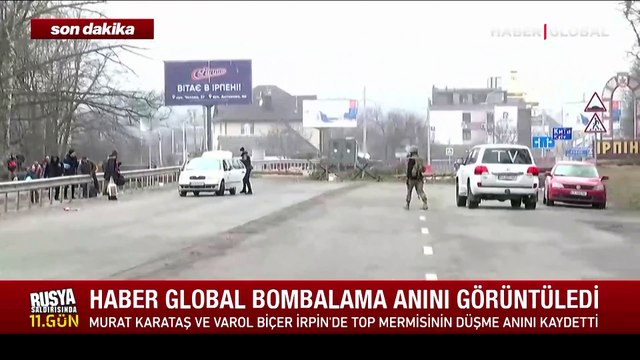 Haber Global İrpin'de bombalama anını görüntüledi