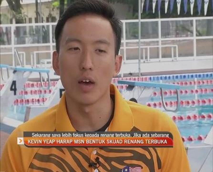 Kevin Yeap harap MSN bentuk skuad renang terbuka