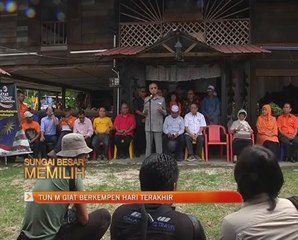 PRK: Tun M giat berkempen hari terakhir
