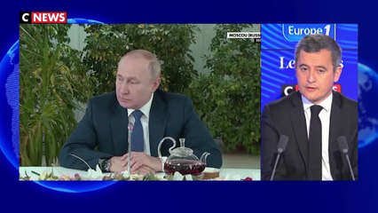 Gérald Darmanin sur le conflit en Ukraine :  «Il faut toujours être dans la désescalade, et ne pas répondre à la provocation par la provocation»,