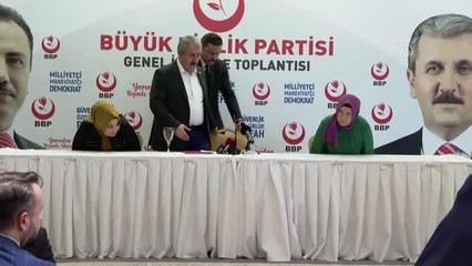 Destici: "BBP olarak, Cumhur İttifakı'nın bir parçasıyız"