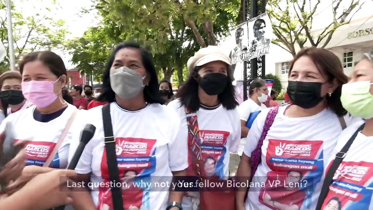 ‘Because women are weak’: Why some Bicolanos like Marcos