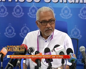 68 peratus keluar mengundi setakat jam 10 pagi