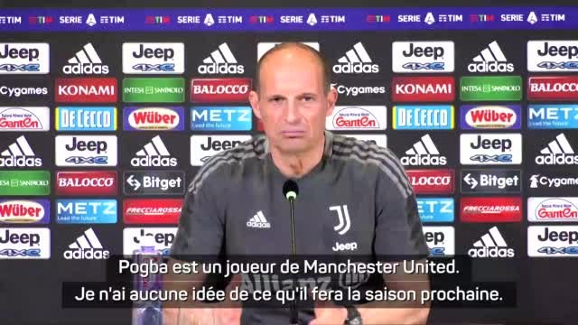 Juventus - Allegri : Parler de Pogba n'a aucun sens