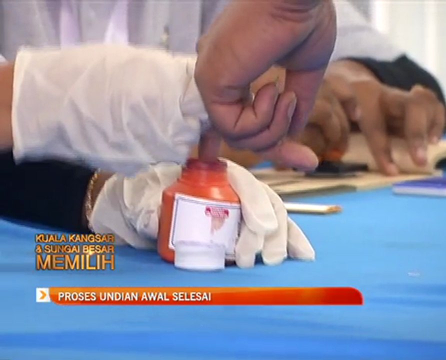 PRK: Proses undian awal selesai