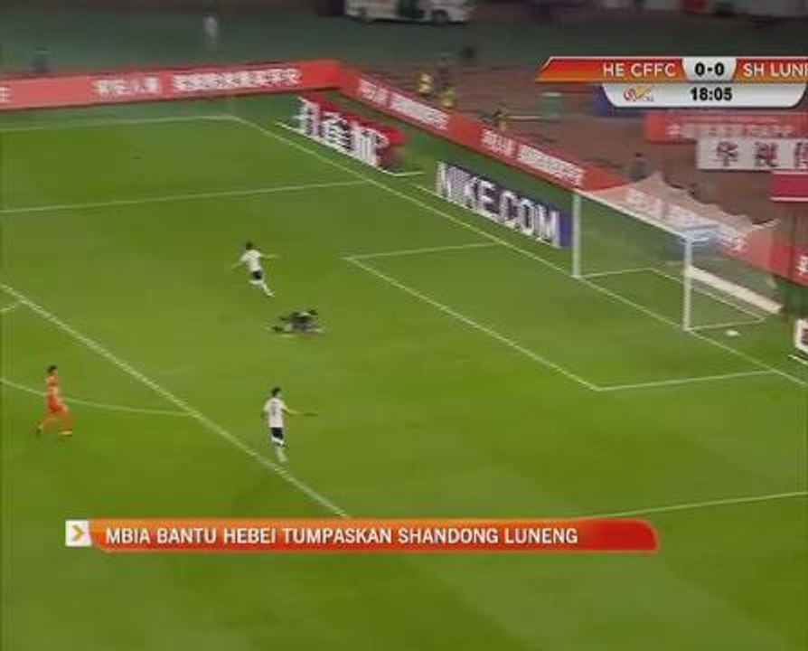 Stephane Mbia bantu Hebei tumpaskan Shandong Luneng
