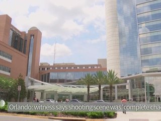 Orlando: witness says shooting scene was 'complete chaos'