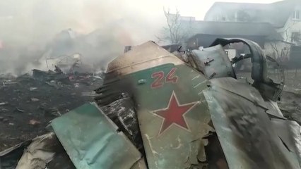 "러시아 전투기 하루에 석 대 격추...전투기·방공시스템 지원해 달라" / YTN