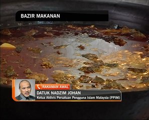 Bazir makanan ketika Ramadan, tarik balik sijil halal