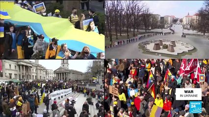 Cities around the world denounce russian invasion