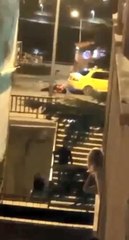 Tartıştığı kişi tarafından bacağından silahla yaralandı... Adamın feryadı gecenin sessizliğini böyle bozdu