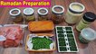 Ramadan Preparation 2022 | Ramzan Food Preparation | Food Storage Ideas | Ramadan Pre Preparation